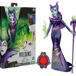 12" Disney Villain Fashion Doll Maleficent w/accessories Shown New In Box